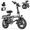 T12-Gray Standard, variant on Folding Ebike for Adults, 14" Compact Portable Electric Bike with 500W Motor, 48V 13Ah Battery, 20 MPH, 50 Mi Range, 6-Point Suspension, Two Seats, Class2 UL2849 Certified