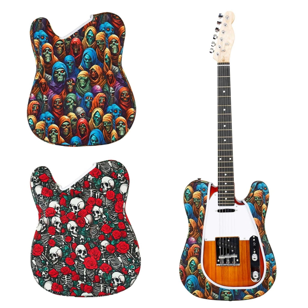 Electric Guitar Protection Guitar Dust Cover Print Guitar Shell Case Dust Cover