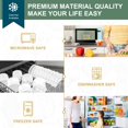 thumbnail image 4 of vivigu Deli Containers with Lids 48 Sets [8,16, 32 oz 16 Each ] - Food Storage Containers with Lids Freezer Safe, Soup Containers for Restaurant, BPA, 4 of 7