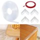 thumbnail image 3 of Muyoka Protector de esquina de seguridad para bebés Protector de borde de mesa transparente Cojín de esquina transparente Protector de esquina de borde de tira Muyoka Hogar, 3 of 7