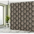 thumbnail image 4 of Ambesonne Damask Shower Curtain, Wildflowers Leaves Vintage, 69"Wx84"L, Dark Pine, 4 of 4