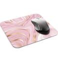thumbnail image 2 of QUTETN [1pc PU Leather Mouse Pad] 1pc Water-Proof PU Leather Mouse Pad | HD Printed Golden Marble Design  Non-slip  Decorative Accessories For Home  Office  Suitable for Computers  Laptop, 2 of 6