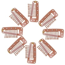 30 Pcs Pin Curl Clips Hair Wigs Wig Clip 3.50X2.00X0.50CM Brown