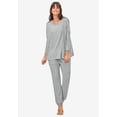 thumbnail image 3 of ellos Women's Plus Size Marled Boxy Lounge Top - 22/24, Marled Grey, 3 of 3