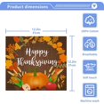 thumbnail image 5 of SKYSONIC Thanksgiving Washcloths Set of 6, Highly Absorbent Soft Cotton Fingertip Towels for Bathroom, Kitchen, Gym, Spa, Home Decor, 12 x 12 Inch, 5 of 7