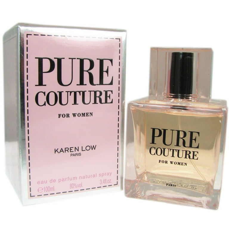 香水(女性用) PURE COUTURE FOR WOMEN 100ml Karen Low's Pure Couture Perfume for Women - 3.4 oz Floral Woody