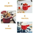 thumbnail image 5 of Pot Milk Enamel Pan Coffee Sauce Warmer Saucepan Butter Yukihira Melting Chocolate Small Soup Turkish Cooking Mini Stove, 5 of 6