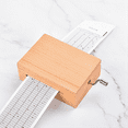 thumbnail image 5 of 15 Tone Hand-Cranked Music Box with Paper Tape Puncher Wooden Box Music Paper Composing Movement DIY Composing Music,1 x Music Box 1 x Hole Punch 3 x Music Tapes 7 x Blank Paper Tapes,As Shown, 5 of 6