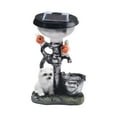 thumbnail image 3 of Outdoor Garden Dwarf Statue-resin Statue Lighting Rabbit Squirrel Solar Led Light Welcome Sign Gnome Yard Lawn Large Figurine, 3 of 11