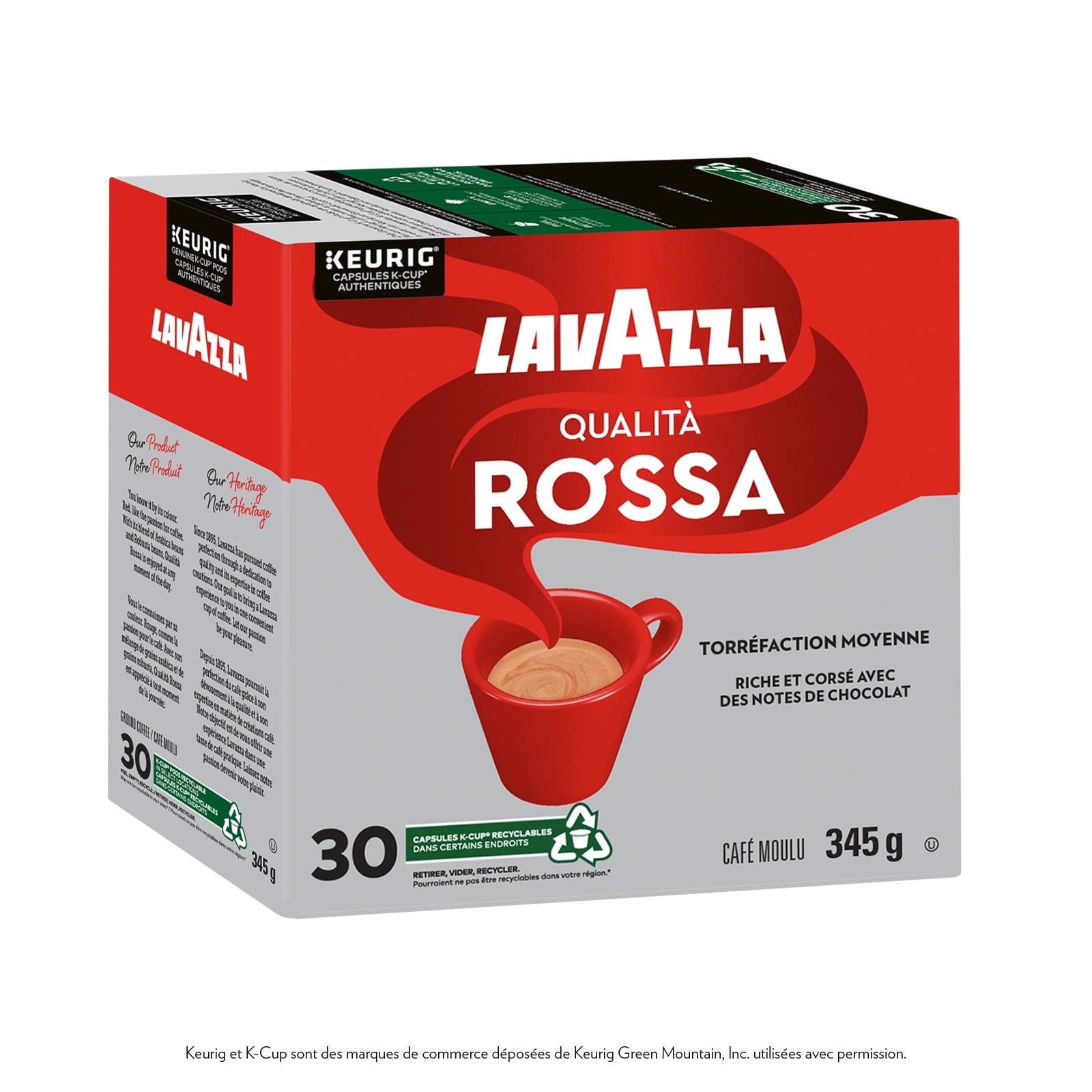 Lavazza Qualità Rossa, Medium Roast, K-Cup Coffee Pods