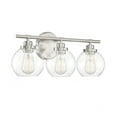 thumbnail image 4 of 3 Light Vanity Light-Mid-Century Modern Style with Modern and Contemporary Inspirations-8.5 inches Tall By 22.5 inches Wide-Satin Nickel Finish Bailey, 4 of 5