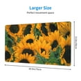 thumbnail image 3 of Kdxio Sunflowers 7 Print Large Gaming Mouse Pad,Non-Slip Base,Water Resist Keyboard Pad for Gamer,Office & Home,29.5 x 15.8 in, 3 of 9