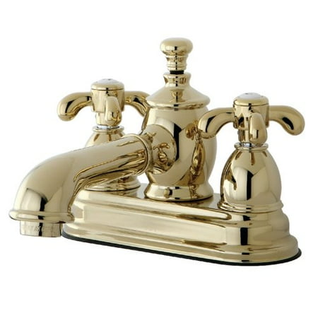 Kingston Brass French Country Centerset Bathroom Faucet with Drain (Best Gravel For French Drain)