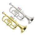 thumbnail image 1 of UPOUART 2Pack Trumpet Plaything Silver for Educational Fun, 1 of 8