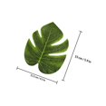 thumbnail image 2 of ADDHAT 10Ud Hojas Sintéticas Monstera Para De Sushi Y Eventos Temáticos Tropicales, 2 of 8