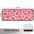 thumbnail image 5 of Kitchen Rugs Sets Of 2,Pioneer Flower Floral Print Pattern Anti Fatigue Kitchen Mat Rugs Non Slip Washable,Decorative Kitchen Floor Mats for Kitchen,Sink,Laundry,17"x47"+17"x47", 5 of 5