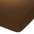 thumbnail image 4 of Ntbay 100% Brushed Microfiber Fitted Crib Sheets, Ultra Cozy and Soft Crib Sheet for Standard Crib and Toddler Mattresses, Boys, Girls, Unisex, 28" x 52", Brown, 4 of 5