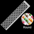 thumbnail image 3 of Stainless Steel Ruler DIY Mesh Square Tool Embroidery, 3 of 6