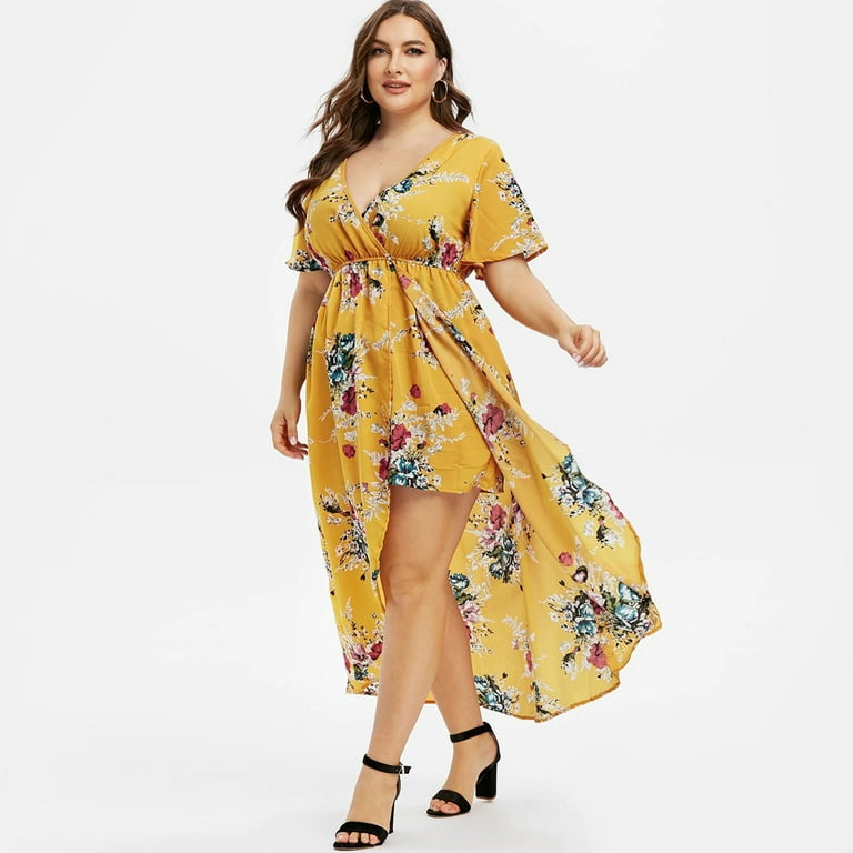 HSMQHJWE Plus Size Western Dresses For Women Plus Size Women