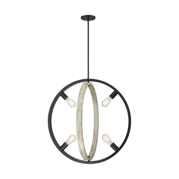 Nuvo Lighting - Augusta-4 Light Pendant-24.63 Inches Wide by 27 Inches High