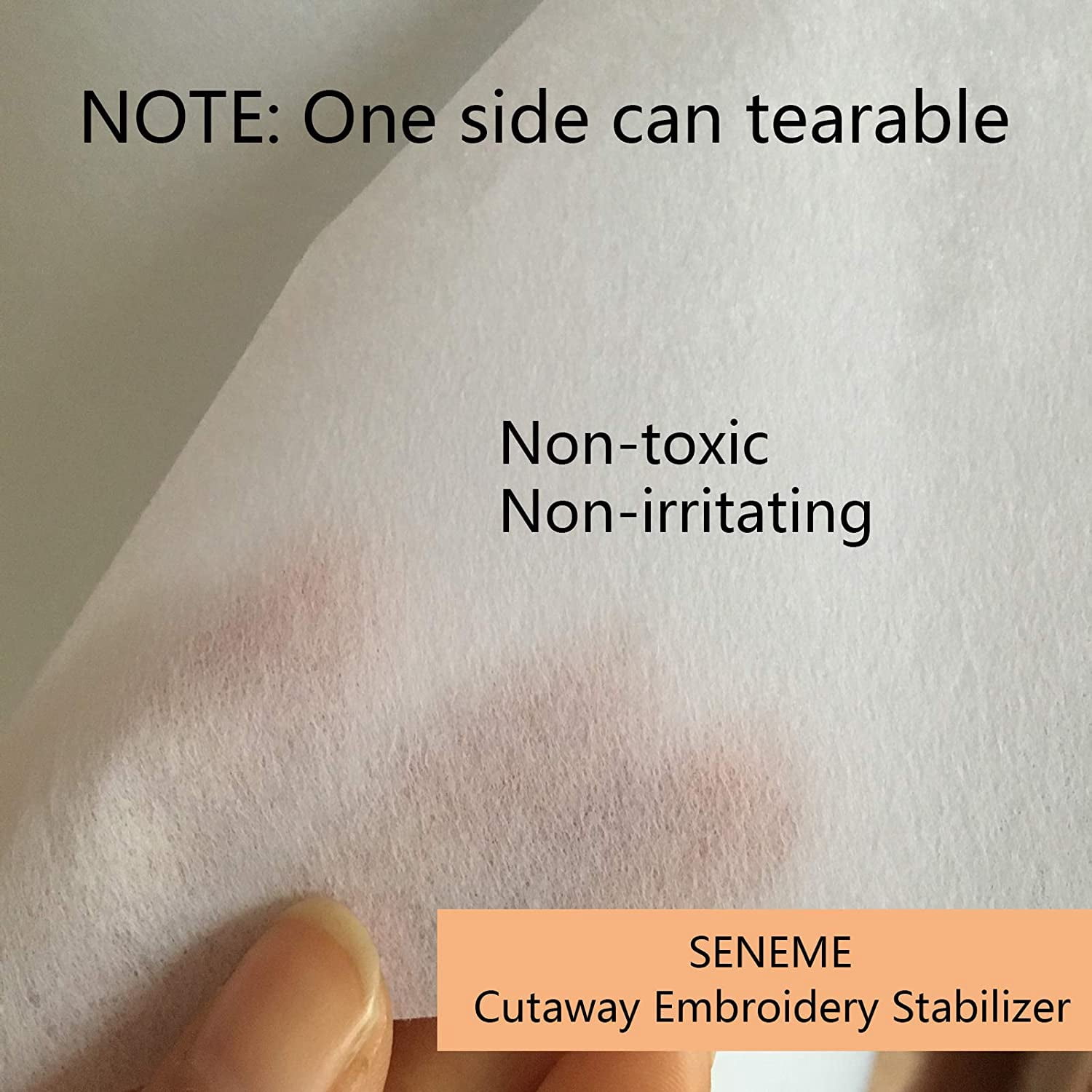 Cut Away Embroidery Stabilizer Backing (10in x 50yd), Stabilizer for Embroidery - Medium Weight 2.5oz Cutaway Embroidery Stabilizers - for Machine Embroidery Stabilizer and Hand Sewing