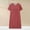 a_Wine, variant on Women's Nightgowns Cooton Soft Short Sleeve Sleepshirts Floral Print Sleepwear Casual Pleated Pajama Dress Comfy Nightdress Sleeping Dress XL 2X 3X Clearance Blue