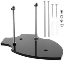 GOOHOCHY Vertical Skateboard Wall Rack Black Skateboard Rack 1 Set