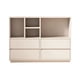 thumbnail image 1 of Ilios Innova | Librero Minimalista para Sala, Recámara u Oficina, Estante Organizador de Madera Blanco con Cajones, 1 of 9