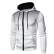 thumbnail image 3 of Sudadera con capucha para hombre con cremallera sudadera con capucha gráfica bolsillo con cremallera estampado de lunares deportes al aire libre Casual sudaderas con capucha diarias sudaderas delgadas, 3 of 4
