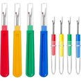 thumbnail image 1 of 8 Pcs Sewing Seam Rippers  Handy Stitch Rippers for Sewing/Crafting Removing Threads Tools (4 Large & 4 Small), 1 of 5