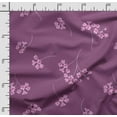 thumbnail image 2 of Soimoi Floral Print,Cotton Cambric, Quilting Fabric Sold by The Yard 42 Inch Wide, Medium Weight Cotton Fabric, SewingSupplies,Purple, 2 of 5