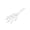 White, variant on Hand Skeleton Ornament, 3D Printed Horror Decoration Props With Detailed Articulated Joints And Realistic Texturing, Sturdy Material For Tabletop And Wall Display