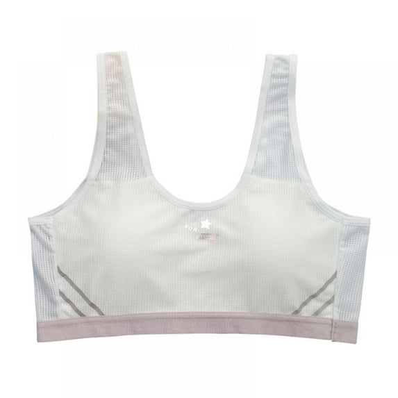 BESLY Girls Sports Bra Seamless Bra Ultra Comfort Soft Teen Bras