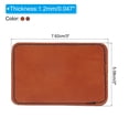 thumbnail image 2 of Uxcell 3" x 2" PU Leather Hat Patches, 30 Pcs Rectangle, Dark Brown,Brown,Retro Brown, 2 of 5