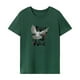 thumbnail image 1 of Camiseta para mujer, ropa de verano, camiseta básica para oficina, calle, trabajo, vacaciones Verde, 1 of 7