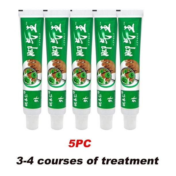 Tinea Pedis-Crema de tratamiento para curar el olor de los pies, inhibe la ulceración de hongos, ungüento de hierbas antipicazón, 1-3-5 Uds.