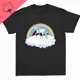 thumbnail image 3 of Camiseta de unicornios para hombre, camisetas gráficas de arcoíris, camisetas divertidas a la moda para mujer, camisetas de Hip Hop Alpha para hombre, ropa estética Unisex 100% algodón, 3 of 5