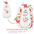 thumbnail image 3 of Dove Moisturizing Body Wash Rebalance Peach & Rice Milk, 30.6 oz, 3 of 13