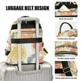 thumbnail image 3 of FORMRS Mini Backpack Purse for Women Travel Daypack Casual Shoulder Bag, Candy Grapefruit Slices, 3 of 7
