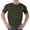 A663 Army Green, variant on Mens Muscle Fit Hiking T-Shirt Quick-Dry Performance Fabric Crew Neck Short Sleeve Compression Tee with Hidden Pockets for Gym Workout Sport
