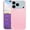Pink, variant on REQO Phone Case for iPhone 17 Pro Max Clear Glitter, Cute Slim for iPhone 17 Pro Max Case Bling Aesthetic Women Girls Shockproof Protective Cover, Soft TPU Bumper & Hard PC Back
