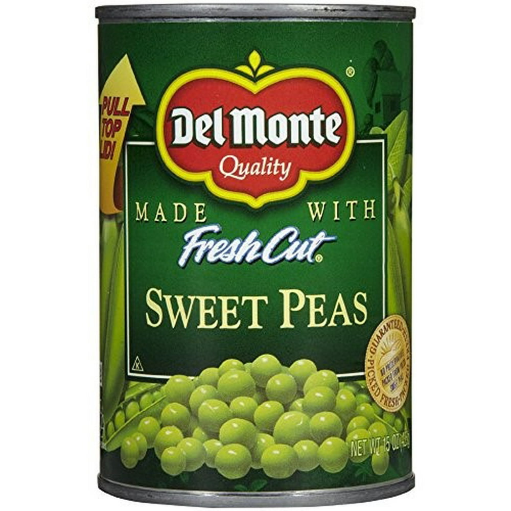 Del Monte Fresh Cut Sweet Canned Peas, 15 oz