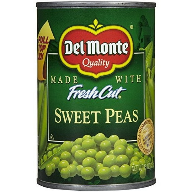 Del Monte Fresh Cut Sweet Canned Peas, 15 oz