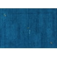 thumbnail image 1 of Ahgly Company Indoor Rectangle Abstract Light Blue Modern Area Rugs, 2' x 4', 1 of 4