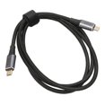 thumbnail image 4 of Cable de datos USB4 cable de datos tipo C transmisión de alta velocidad de 40 Gbps de alta eficiencia gris espacial para tabletas Fugacal Otros, 4 of 8