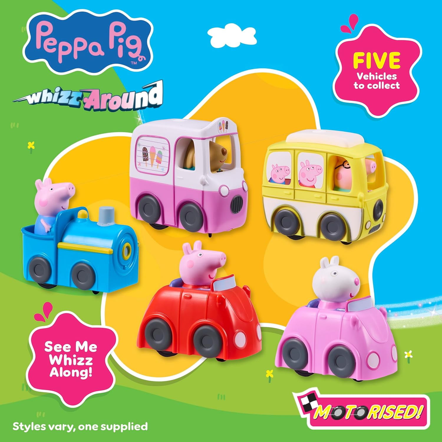 Peppa Pig Whizz-Around Peppa's Little Red Car