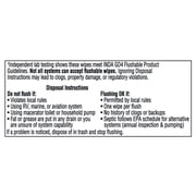Equate Extra Large Flushable Wet Wipes, Cool Mint Scent, 144 Wipes, 3 Pack