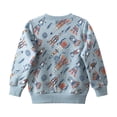 thumbnail image 5 of Bjutir Toddler Boy Christmas Outfit Long Sleeve Bys Tops Autumn Winter Girls Cartoon Prints Hoodie Tops Outwear For Children Clothes, 5 of 6