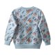 thumbnail image 2 of Gibobby Sudadera con capucha Otoño Invierno niños pequeños niñas de manga larga con estampado de animados sudadera con capucha de lana Tops prendas de ve(Azul, 1-2 Años), 2 of 5