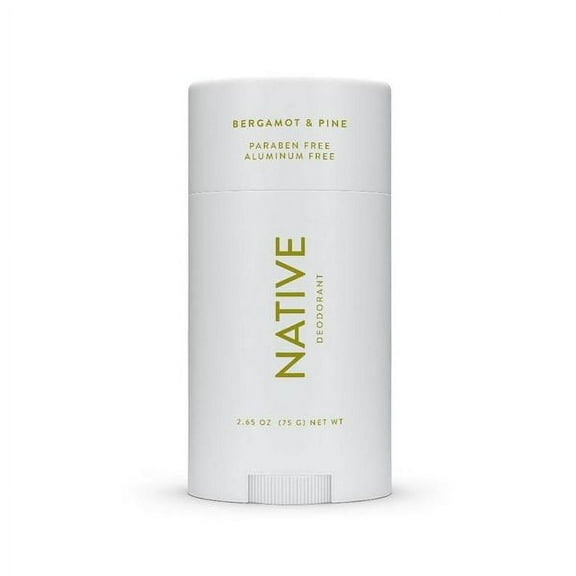 Native Deodorant, Bergamot & Pine, Aluminum Free, for Women and Men, 2.65 oz